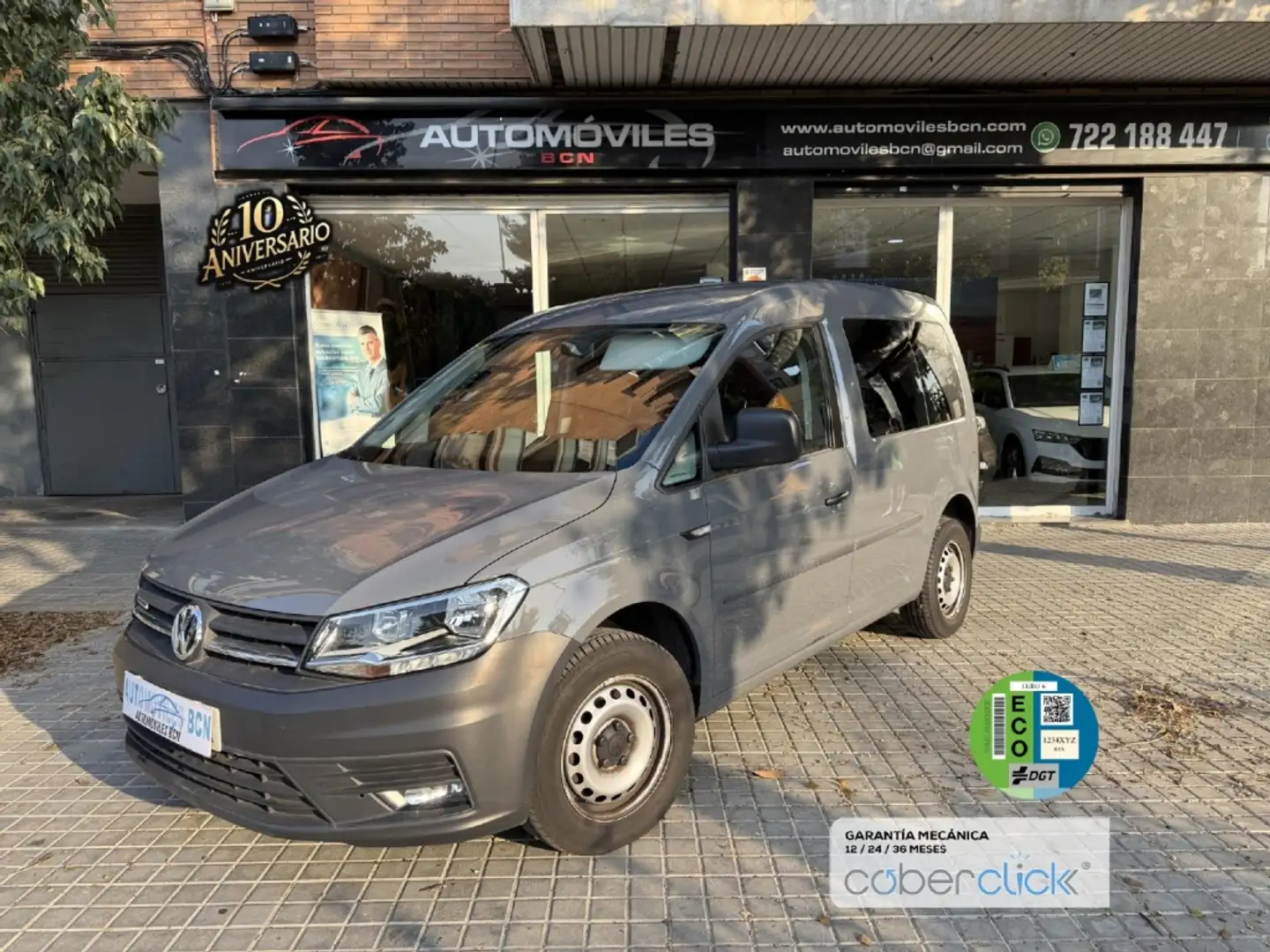 Volkswagen Caddy 1.4 TGI GNC Kombi Gris - 1