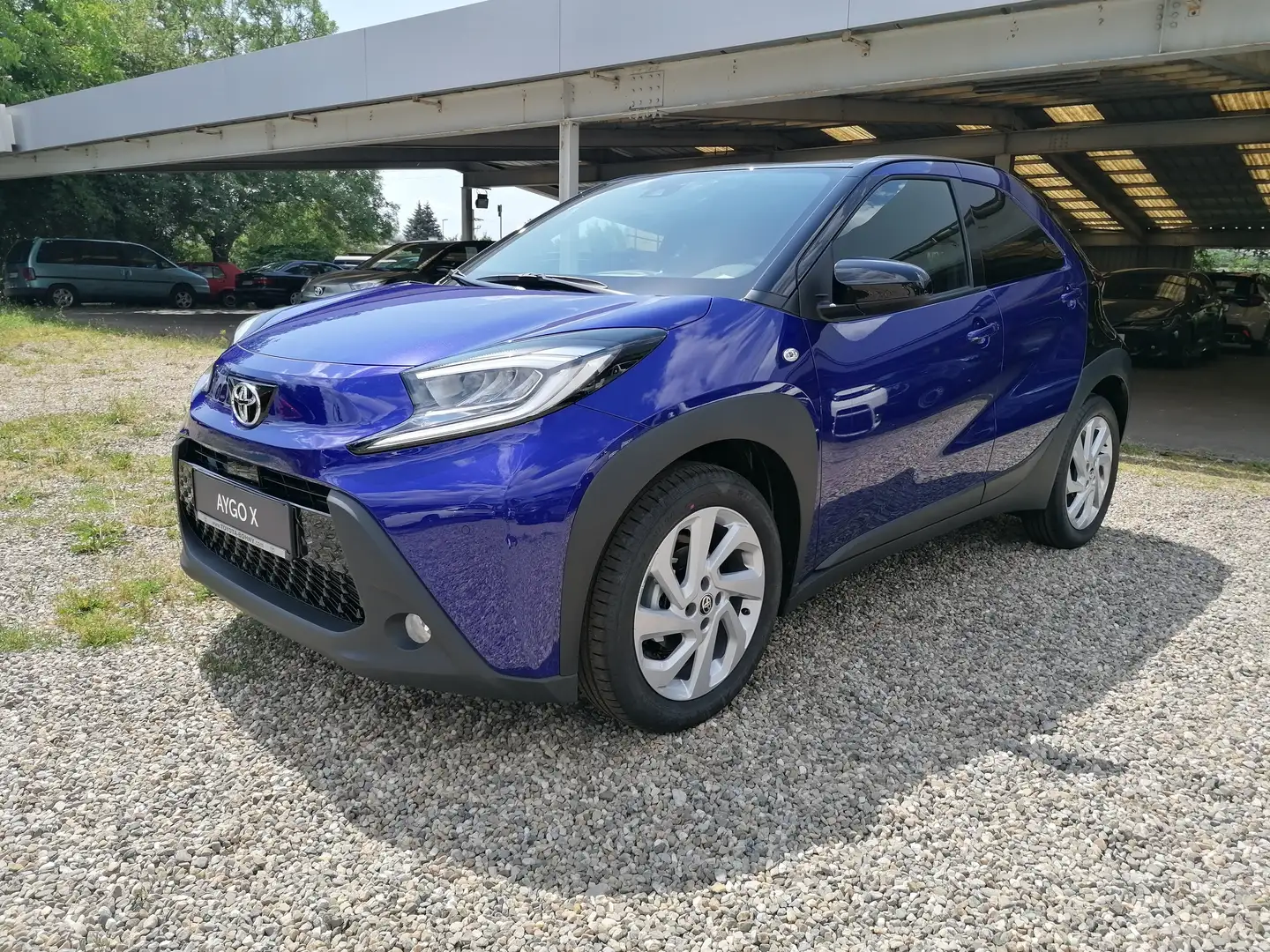 Toyota Aygo Pulse, Sitzheizung, Kamera, Wenig Kms... Modrá - 1