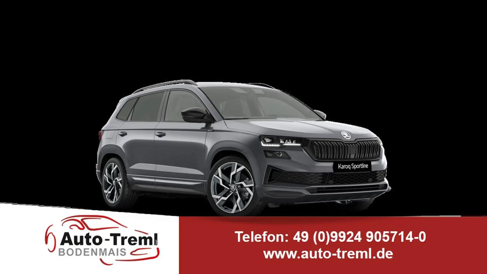 Skoda Karoq Sportline 2.0 TSI DSG 190 PS 4x4 5JG AHK Navi P... Gris - 1