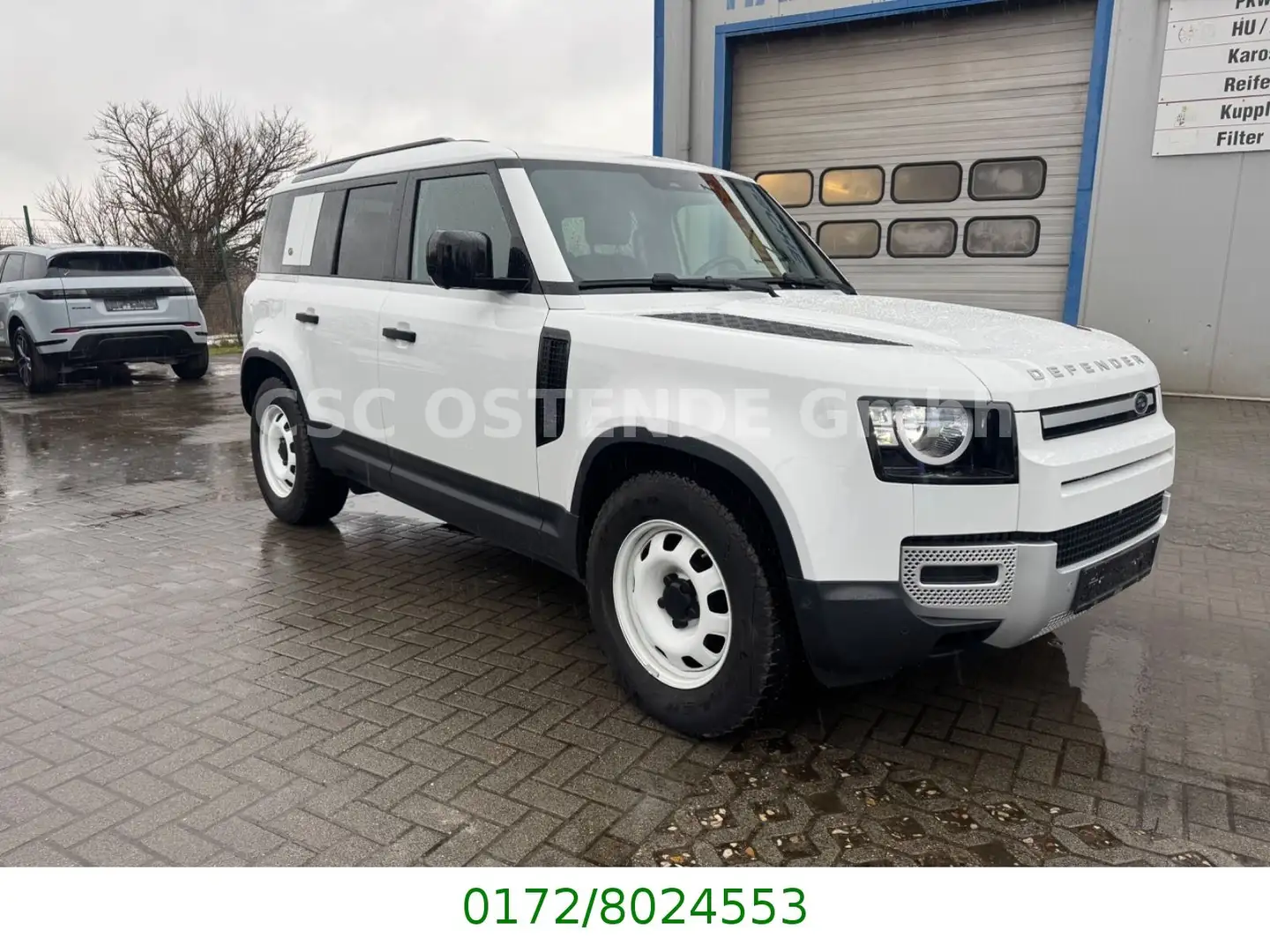 Land Rover Defender 110 3.0 D200 OFF-Road Luftfw AHK 360"Ka Weiß - 1