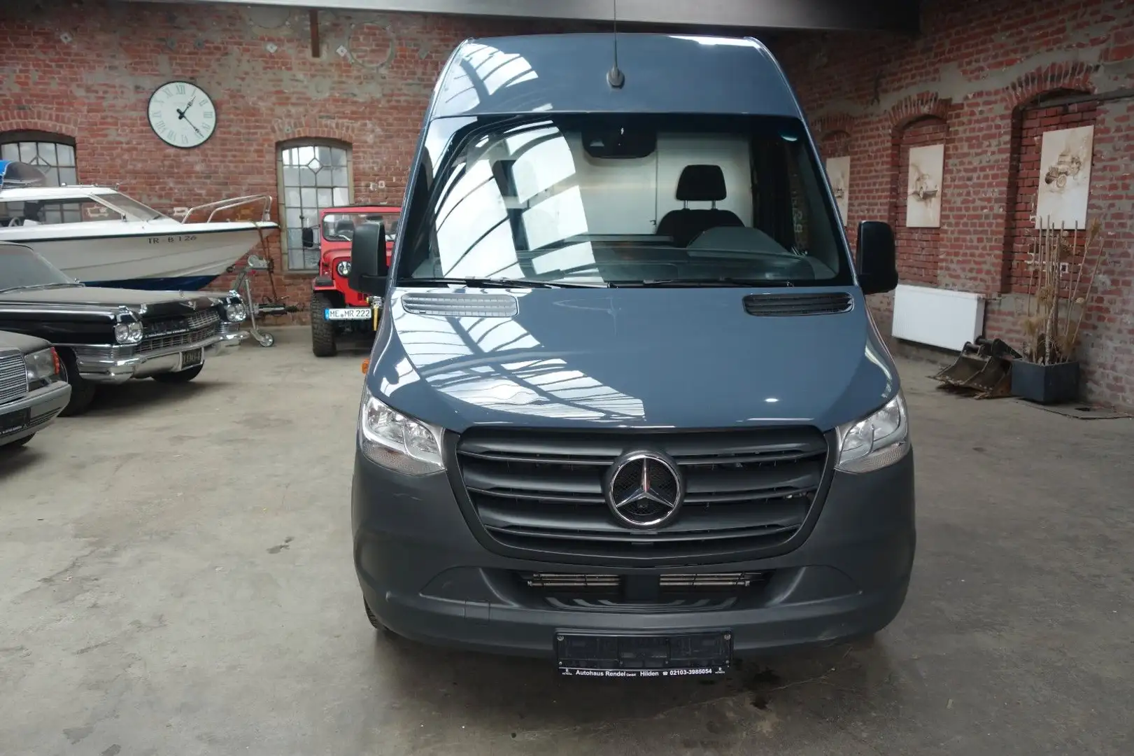 Mercedes-Benz Sprinter Kasten 314 L2 Klima Kamera TüvNeu Euro6 Grijs - 1