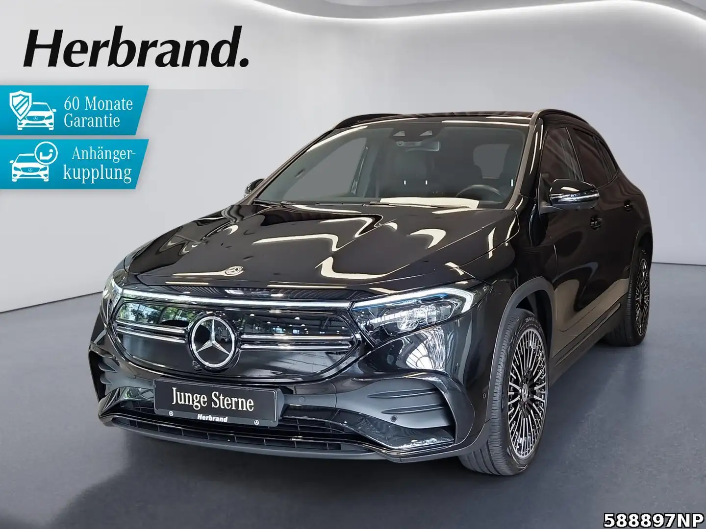 Mercedes-Benz EQA 250 AMG Line Night 360° Pano AHK Distronic Negro - 1