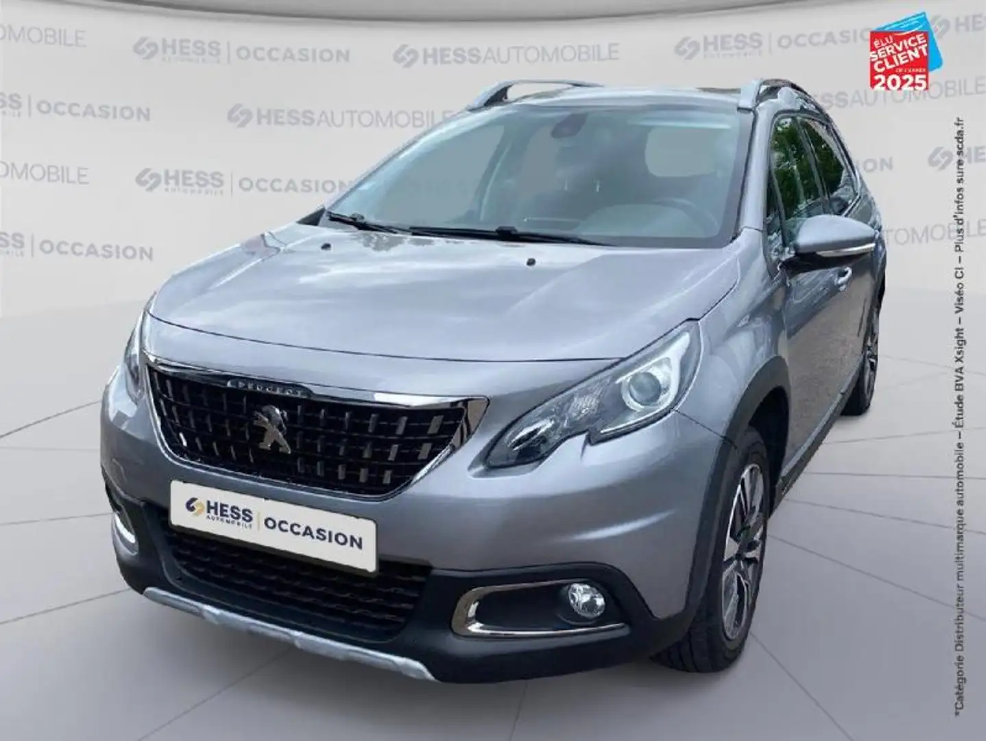 Peugeot 2008 1.2 PureTech 110ch Allure S\u0026S Gris - 1