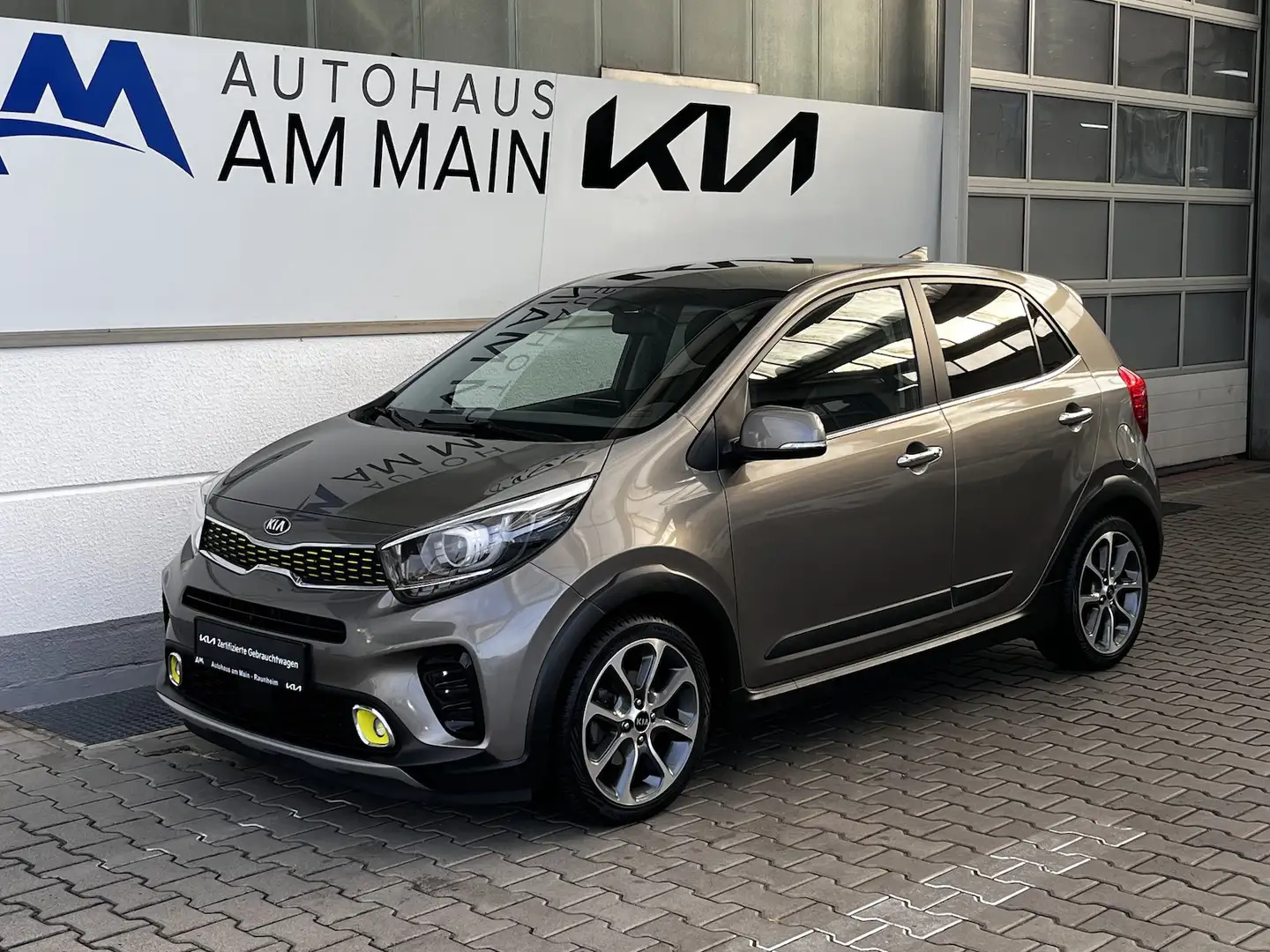Kia Picanto 1.0T X LINE | NAVI | ADA | LEDER Plateado - 2