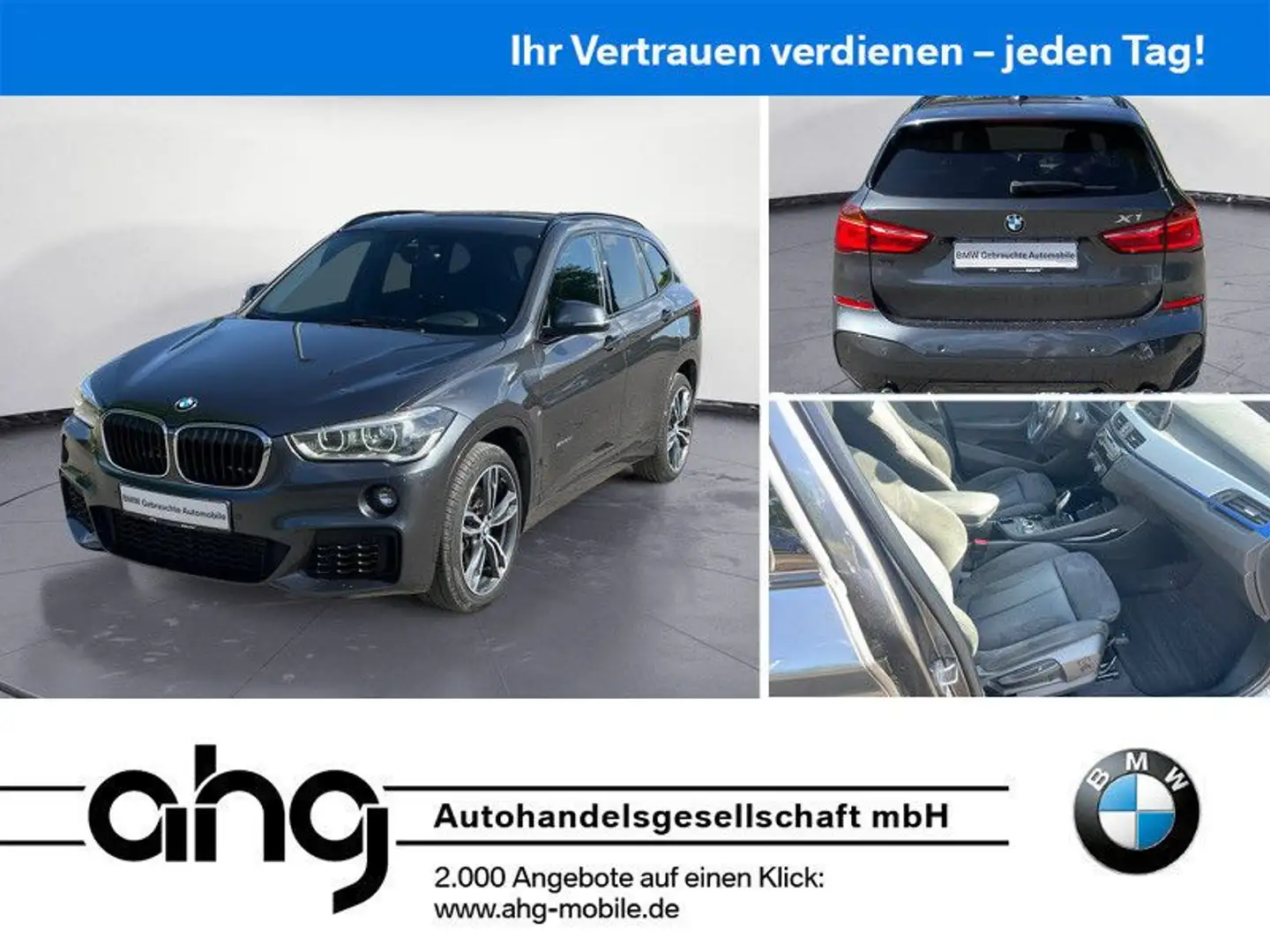 BMW X1 sDrive20i M Sport Steptronic DCT Klimaaut. Grau - 1