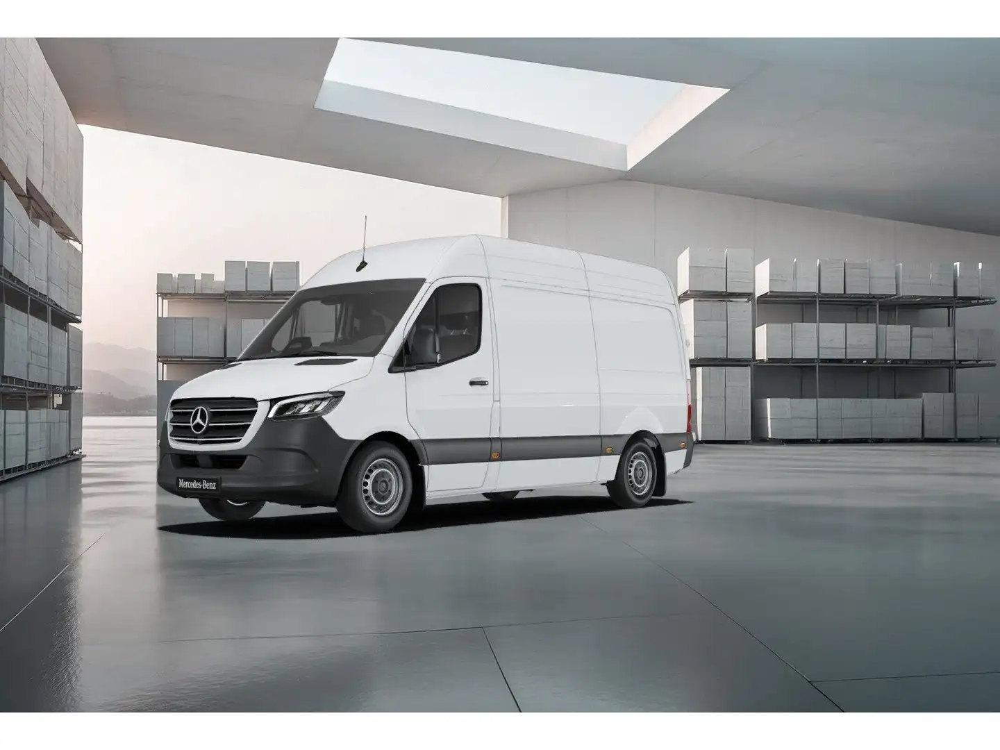 Mercedes-Benz Sprinter 317 CDI Kasten SELECT Hochdach Standard Weiß - 2