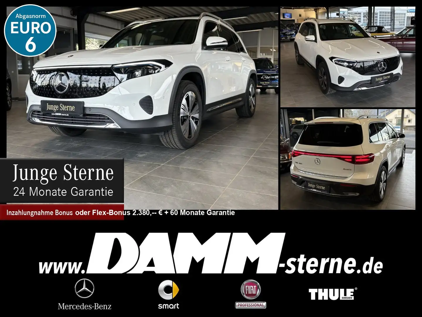 Mercedes-Benz EQB 300 EQB 300 4M Progressive/AHK/RFK/WDG/CarPlay/+Flex Weiß - 1