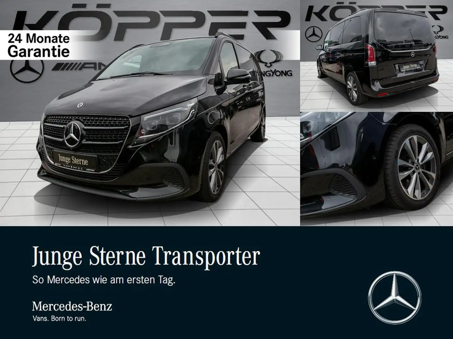 Mercedes-Benz V 220 d STYLE K neues Modell Sport AHK Distronic Schwarz - 1