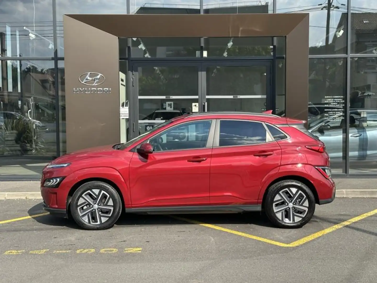 Hyundai KONA Electric 64kWh - 204ch Creative Rouge - 2