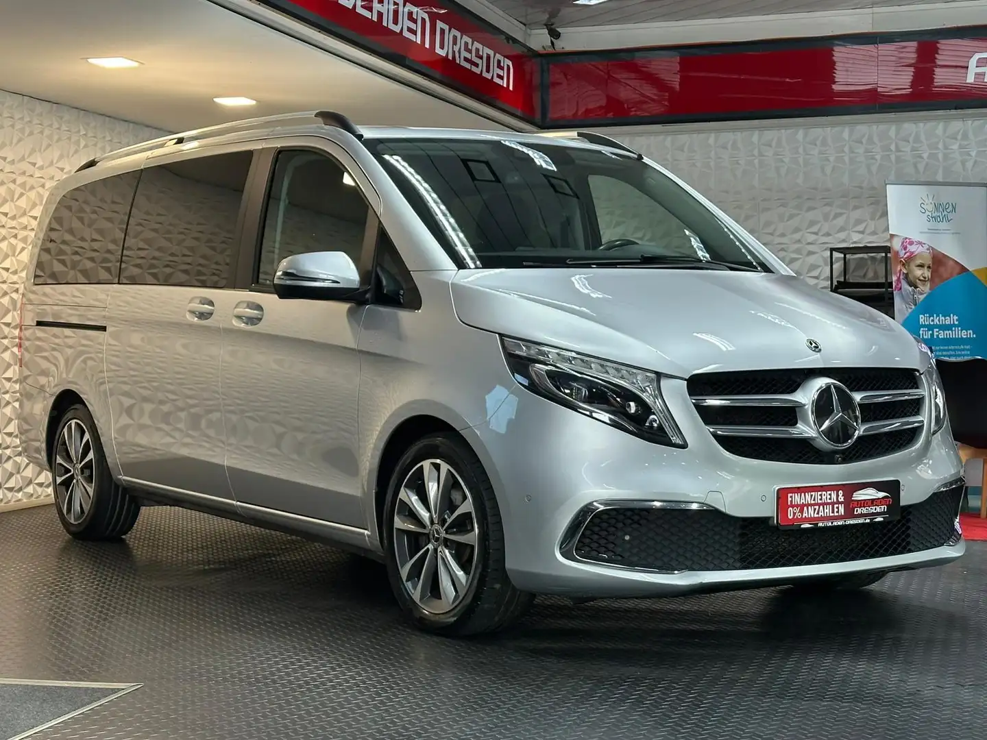 Mercedes-Benz V 250 V250d AVANTGARDE LANG* LED#AHK#SHZ#SH#360CAM#ACC Plateado - 2