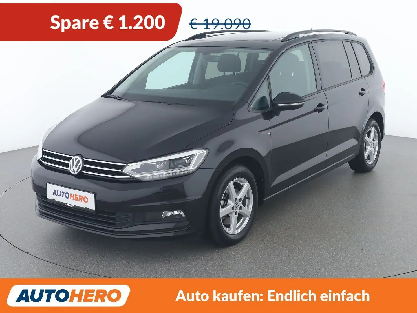 Volkswagen Touran 1.6 TDI Comfortline BlueMotion Tech Schwarz - 1