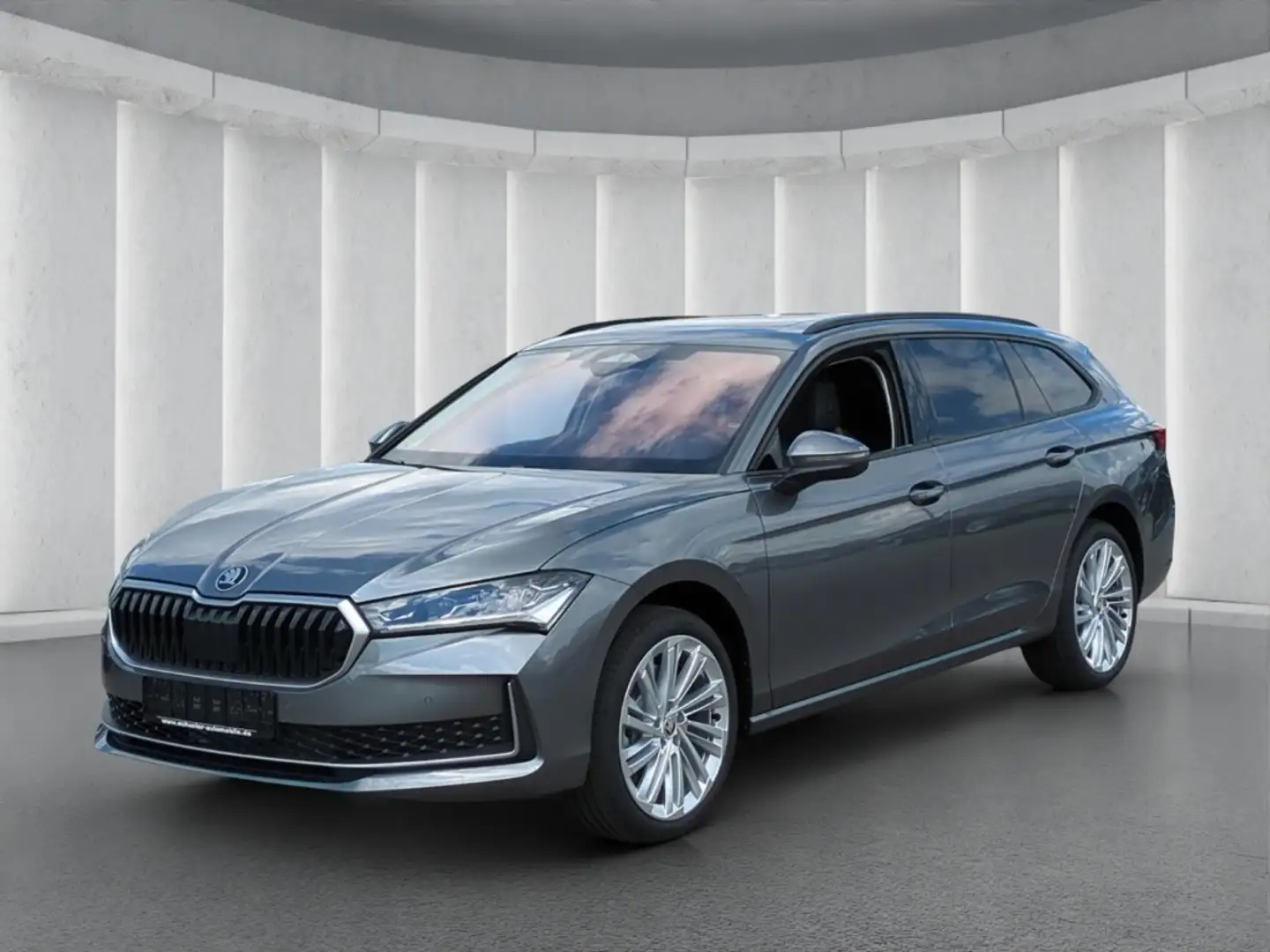 Skoda Superb Combi Selection 4x4 TDI*AHK Panodach pACC Gris - 2