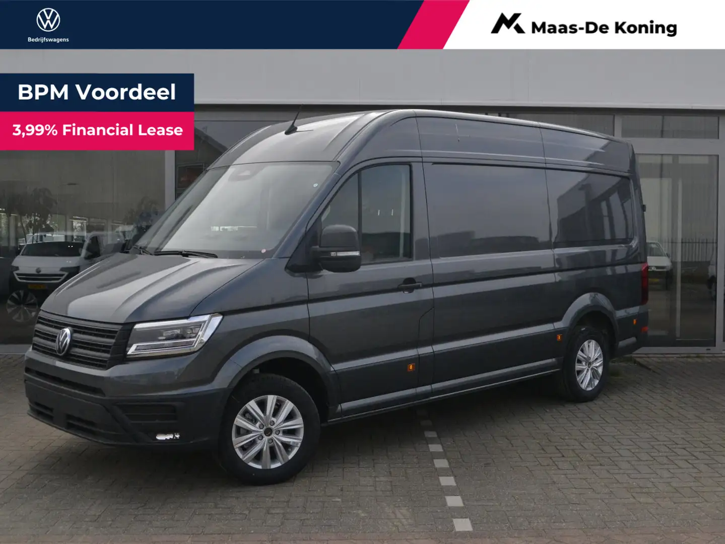 Volkswagen Crafter Bedrijfswagens 35 Exclusive 2.0TDi 140pk Automaat Grijs - 1