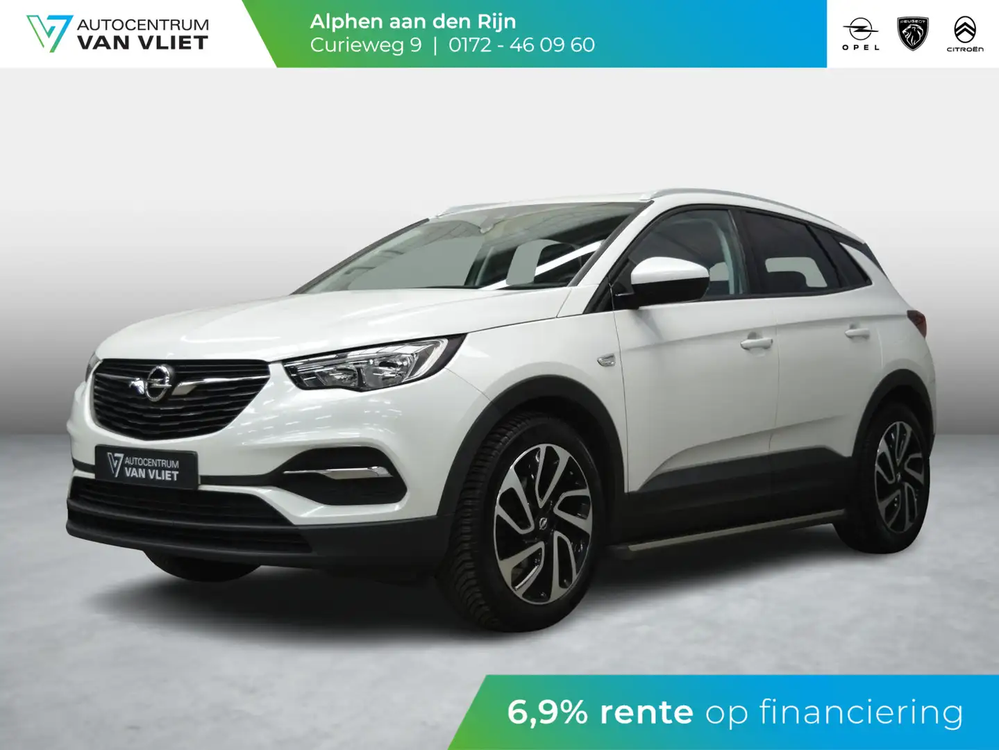 Opel Grandland X 1.2 Turbo Business + 130 PK | NAVIGATIE & CARPLAY Weiß - 1