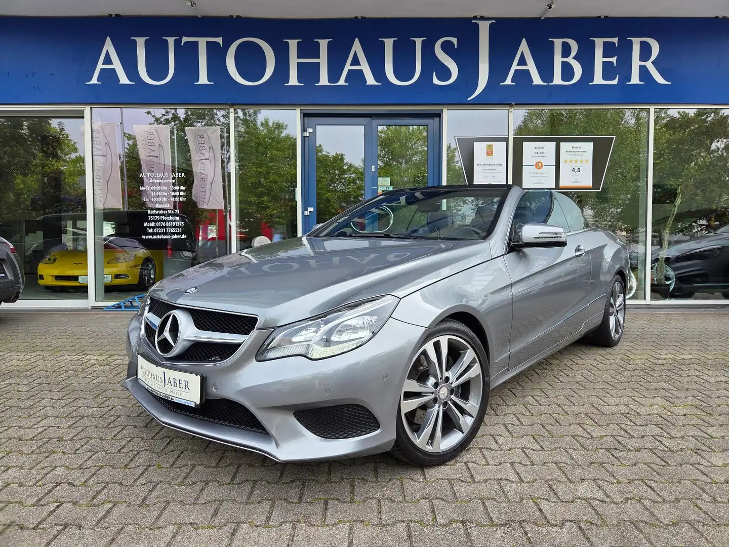 Mercedes-Benz E 250 LED 1.HD 8xALU LEDER H/K SOUND Argent - 1