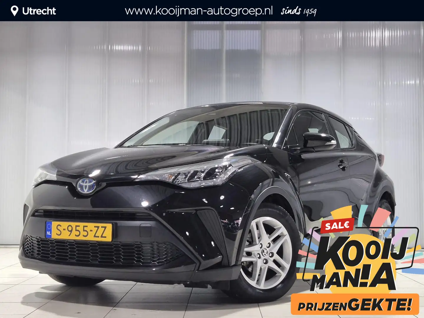 Toyota C-HR 1.8 Hybrid Active Zwart - 1