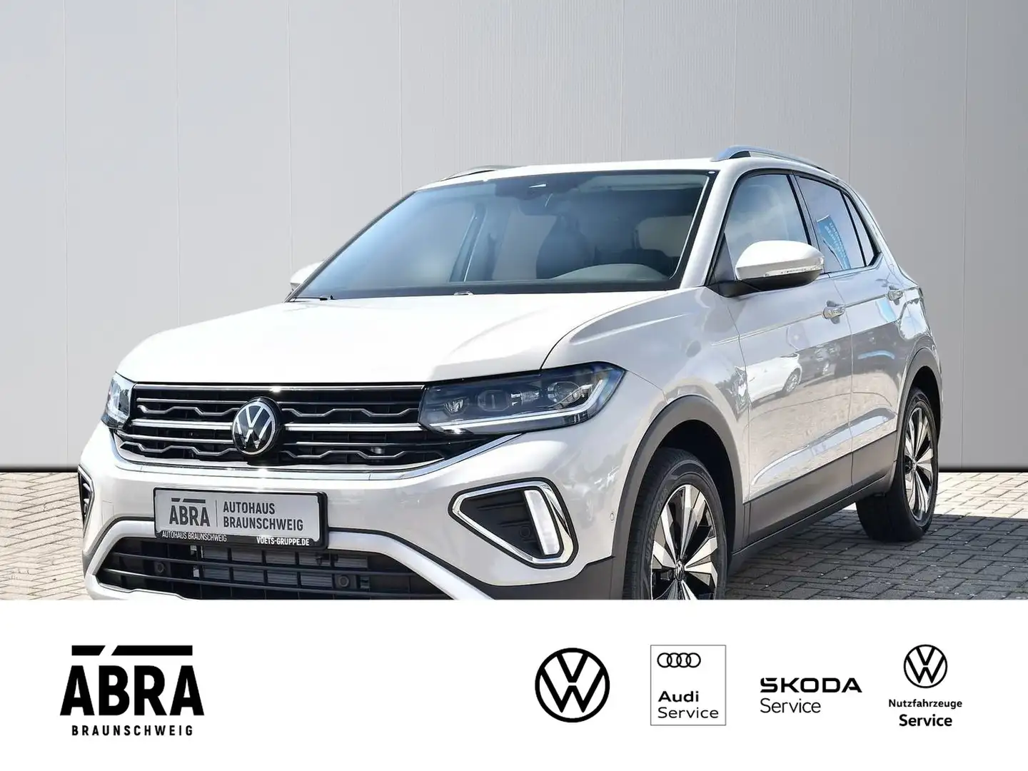 Volkswagen T-Cross 1.0 TSI Style IQ.LIGHT+NAVI+LANE+PDC+APP Grau - 1