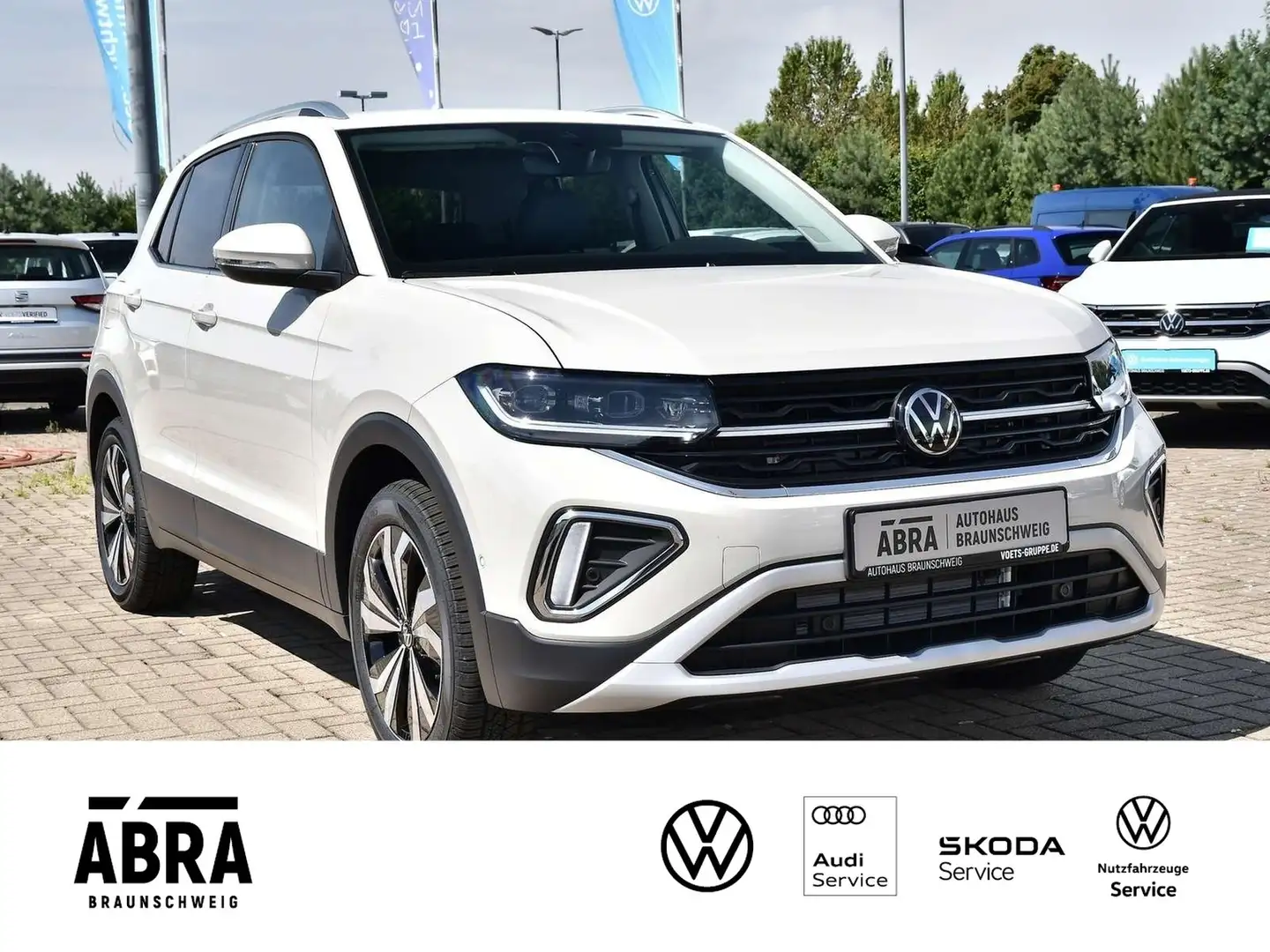 Volkswagen T-Cross 1.0 TSI Style IQ.LIGHT+NAVI+LANE+PDC+APP Gris - 2