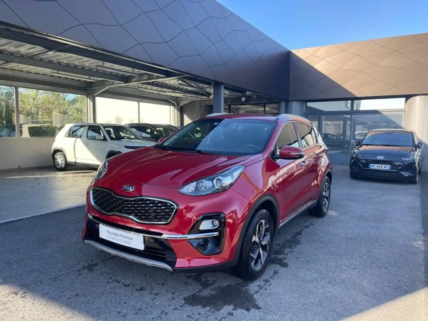 Kia Sportage 1.6 CRDi 115ch ISG Design 4x2 Rouge - 1