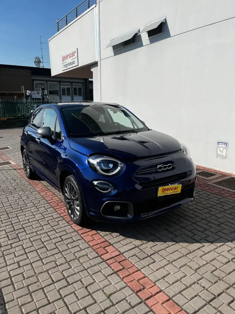 Fiat 500X 1.5 T4 Hybrid 130 CV DCT Sport offerta last minute Blauw - 2