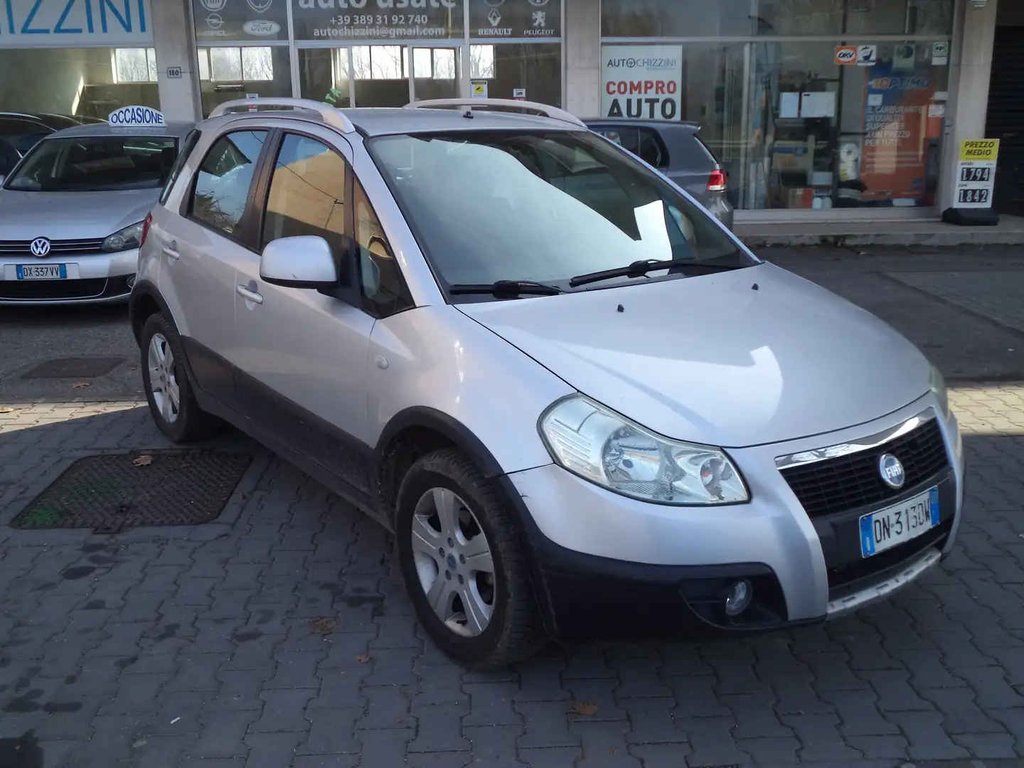 Fiat Sedici Sedici 1.9 mjt Dynamic 4x4 120cv Zilver - 1