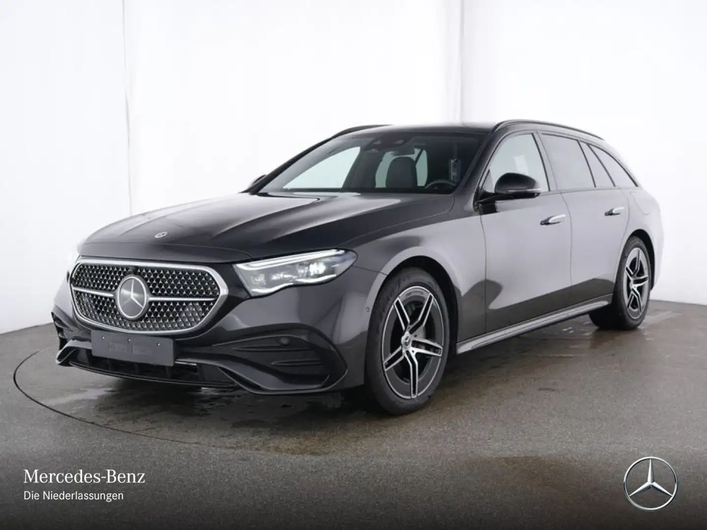 Mercedes-Benz E 300 de T Hybrid AMG Fahrass 360° Airmat Pano HUD Grau - 2