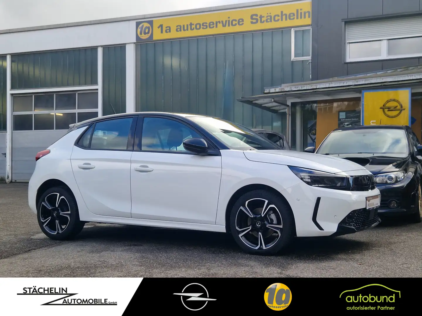 Opel Corsa F 1.2T GS Line,LHZ,KLIMAAT,RKAMERA,PDC,ALU Weiß - 1