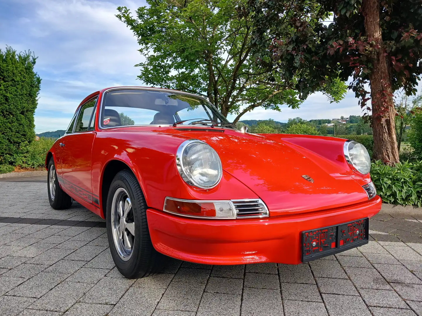 Porsche 911 T 2.4 Ölklappe UR-Modell "Matching Numbers" Rot - 2