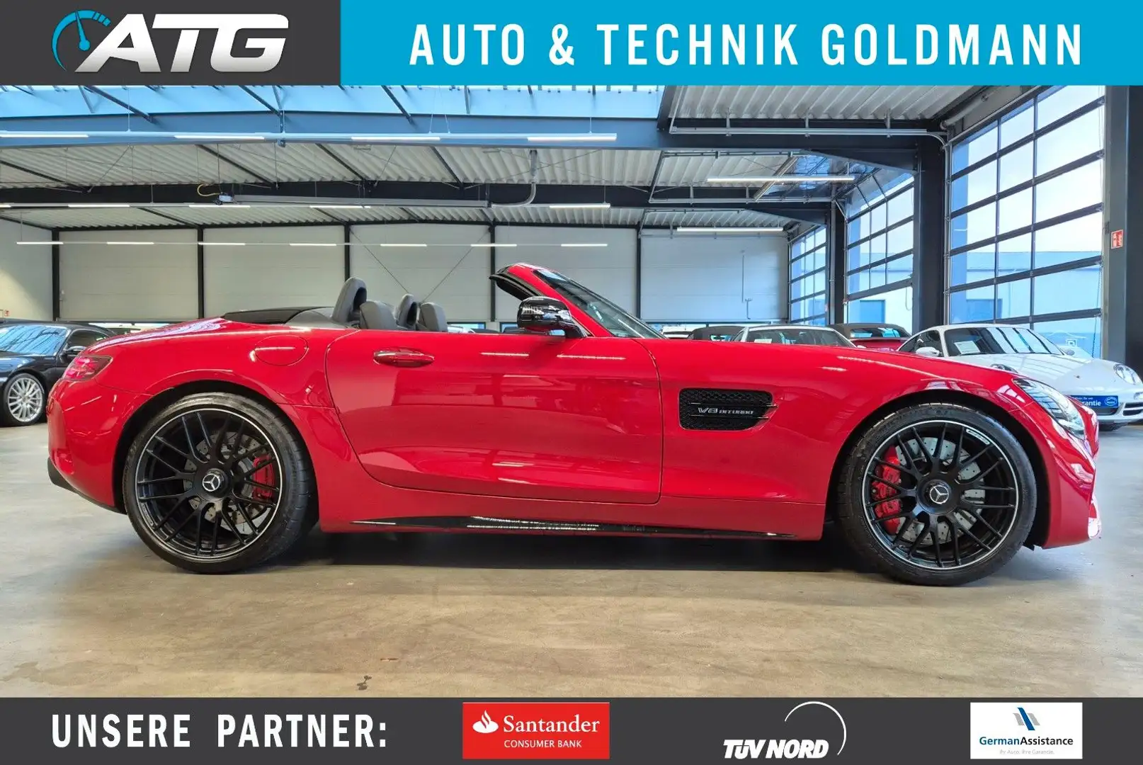 Mercedes-Benz AMG GT C ROADSTER NIGHT TRACKPACE DISTRONIC SPUR Rouge - 1