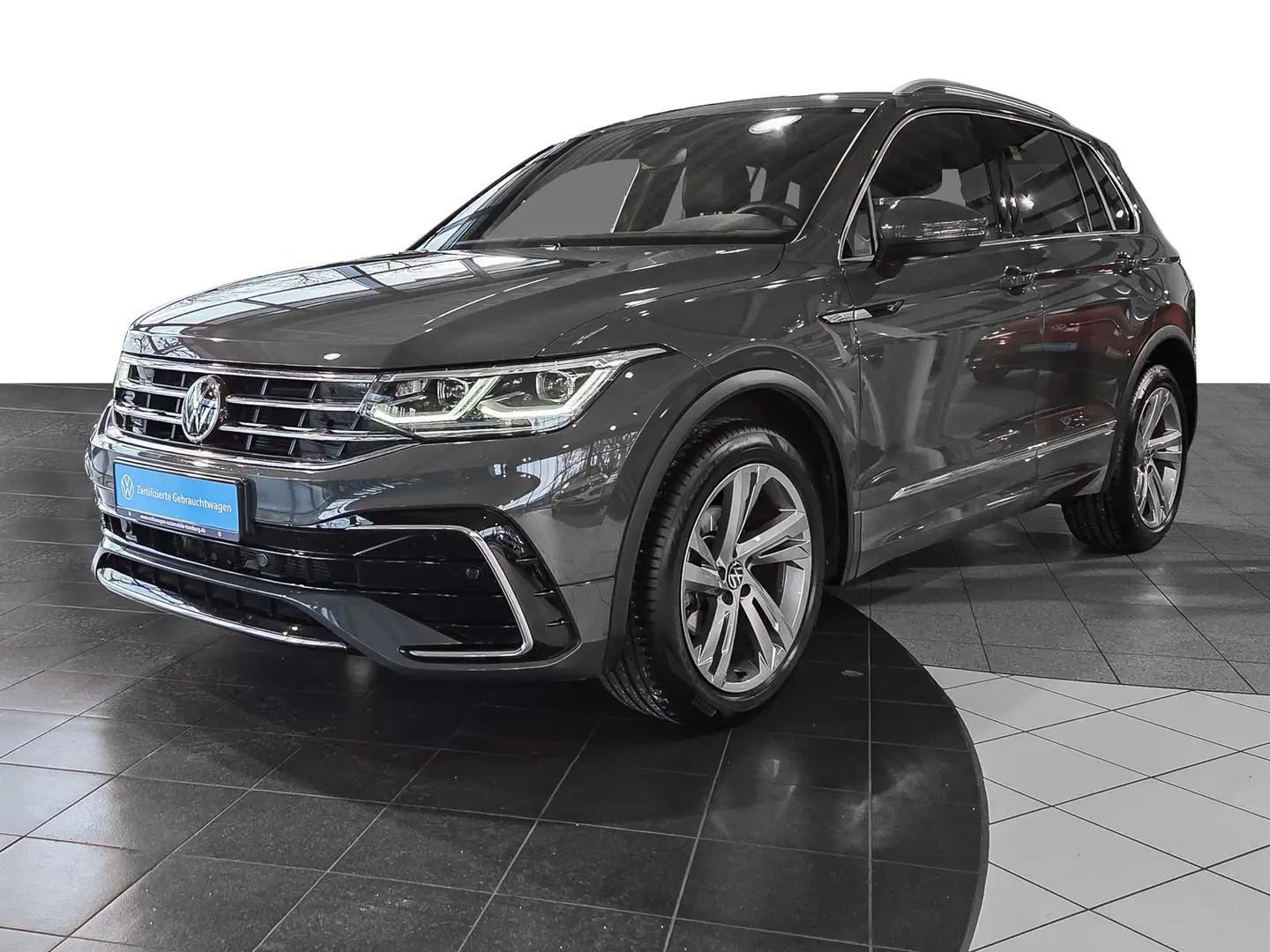Volkswagen Tiguan 1.5 TSI DSG R-Line AHK Navi Sitzhzg Grau - 2