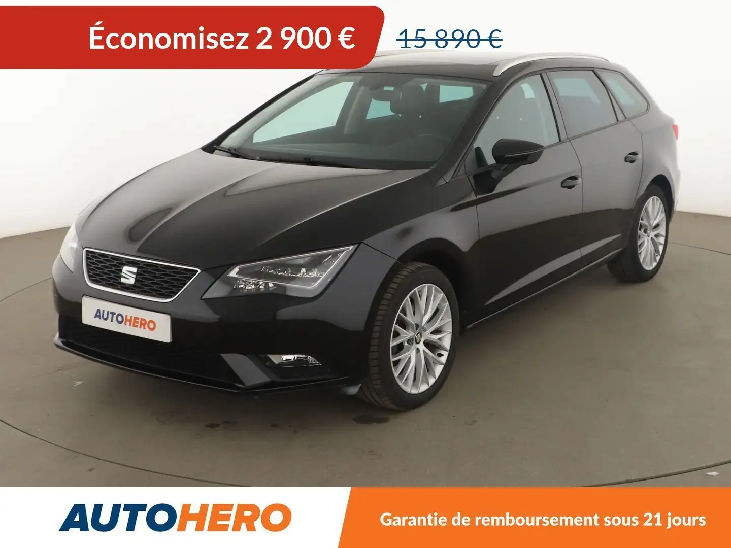SEAT Leon ST 1.4 TSI ACT Premium DSG Noir - 1