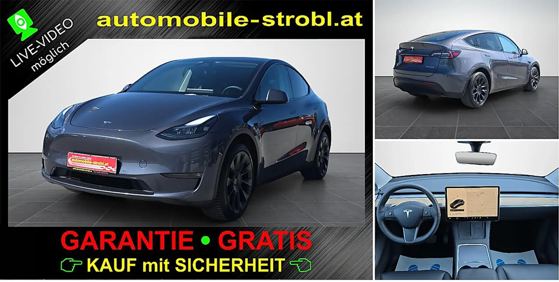 Tesla Model Y Long Range AWD*!!FSD!!*GARANTIE* Gris - 1