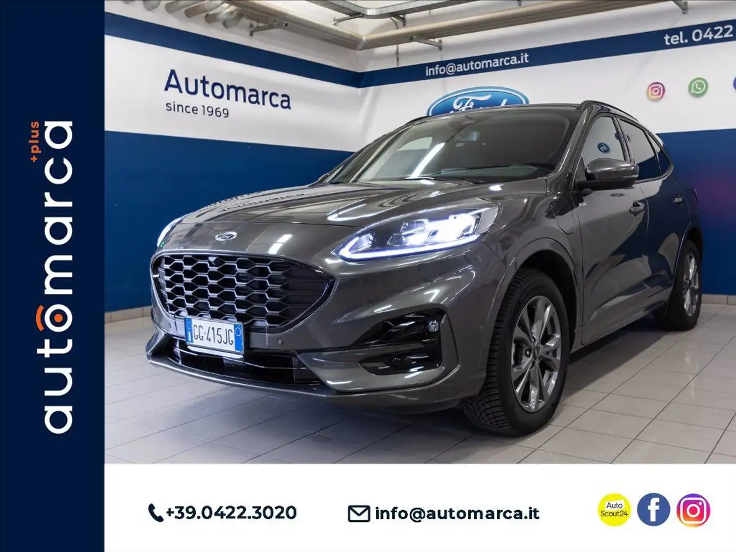 Ford Kuga 2.5 phev ST-Line X 2wd 225cv cvt Grigio - 1