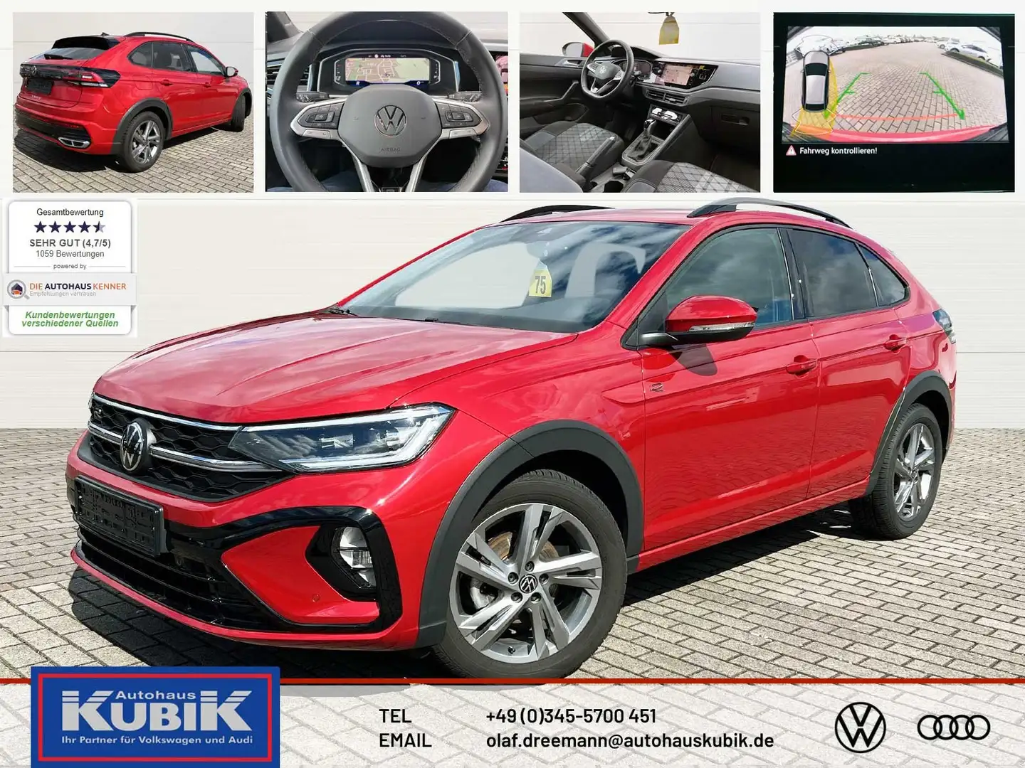 Volkswagen Taigo 1.5 TSI R-Line DSG+IQ.Light+digital Cockpit Pro+Ka Rouge - 1