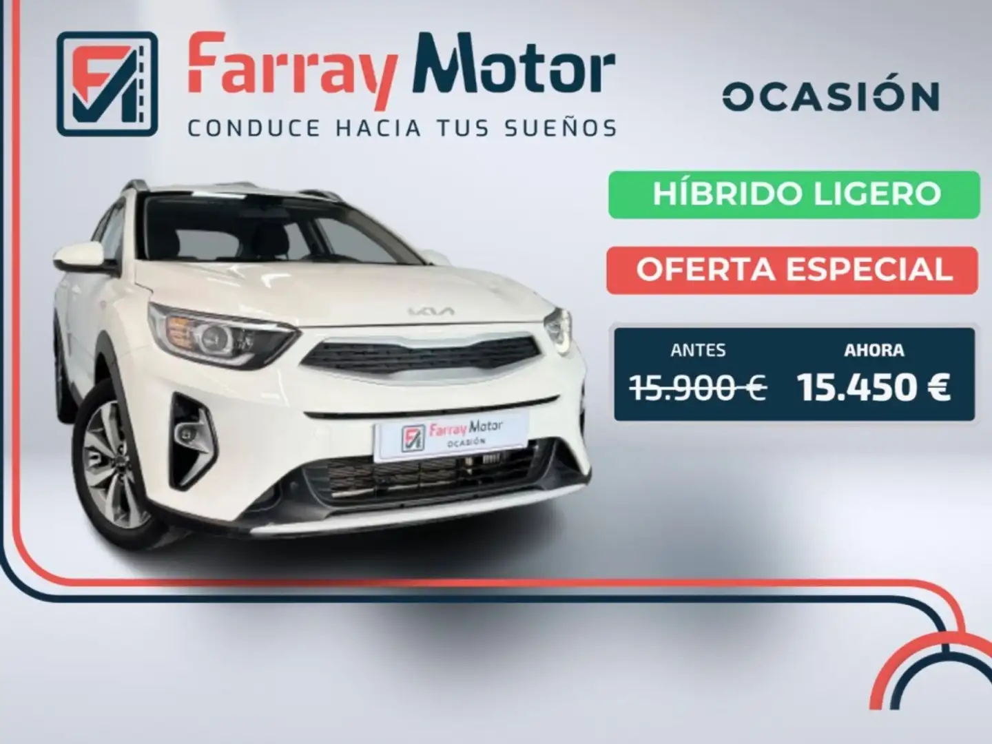 Kia Stonic 1.0 T-GDi MHEV Drive 100 Blanco - 1