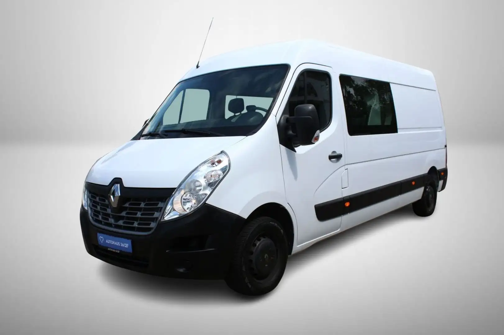 Renault Master L3H2 HKa 3,5t Doka 7 Sitzer Klima Weiß - 1