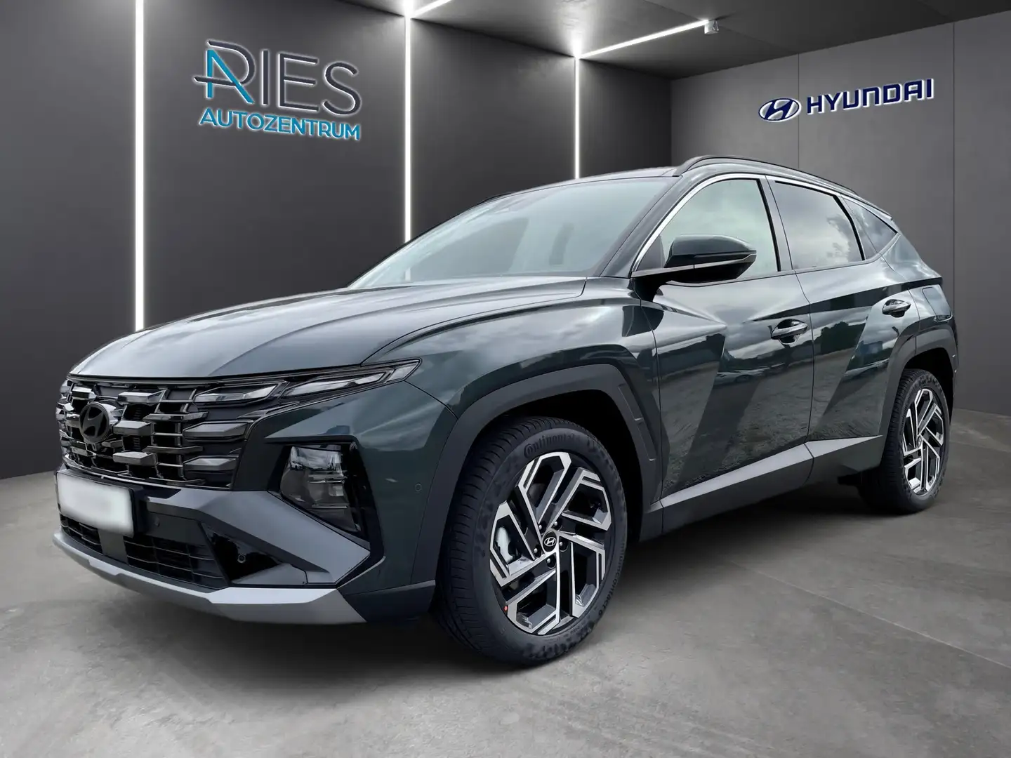 Hyundai TUCSON 1.6 T-GDI 360*HUD*KlimaA*LED*Leder*Navi Grün - 1