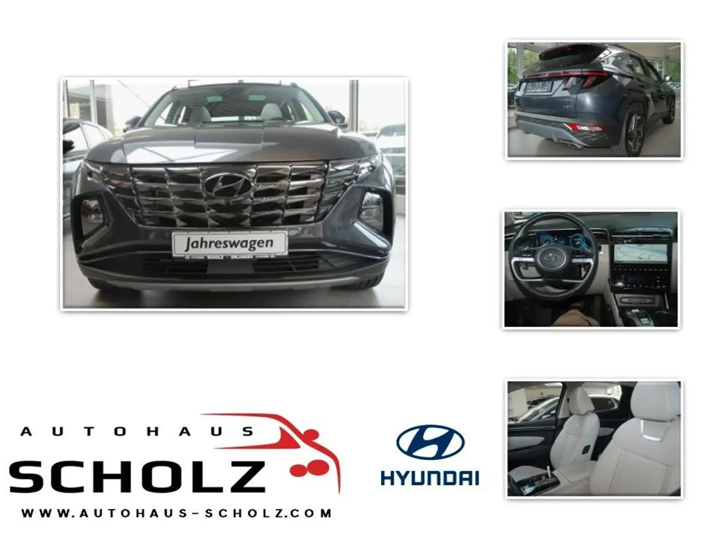 Hyundai TUCSON 1.6 T DCT 4WD Plug-in Prime Assist Pano E Schwarz - 1
