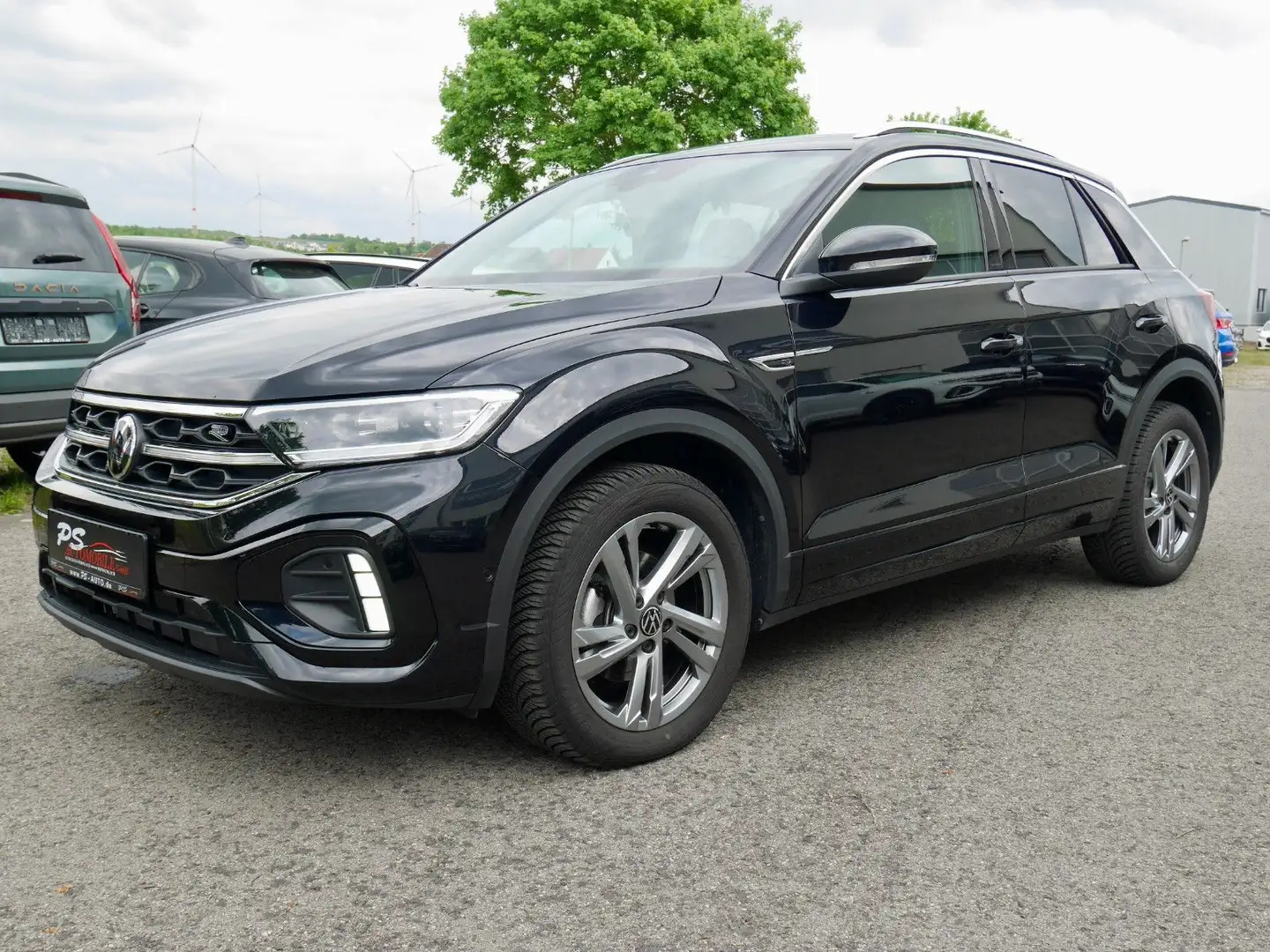 Volkswagen T-Roc 1.5 TSI DSG"R-Line"AHK+Matrix+beh.Lenkrad Negro - 2