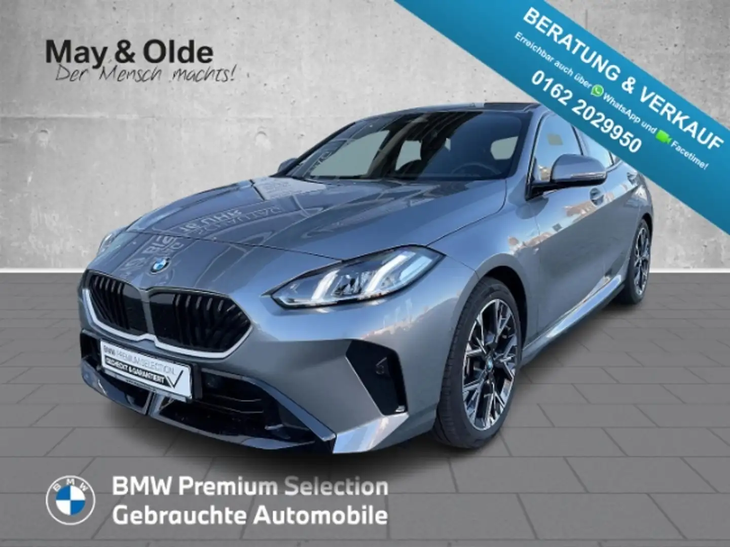 BMW 120 i M Sportpaket Navi LED ACC DAB SHZ Klima Driving Grau - 1