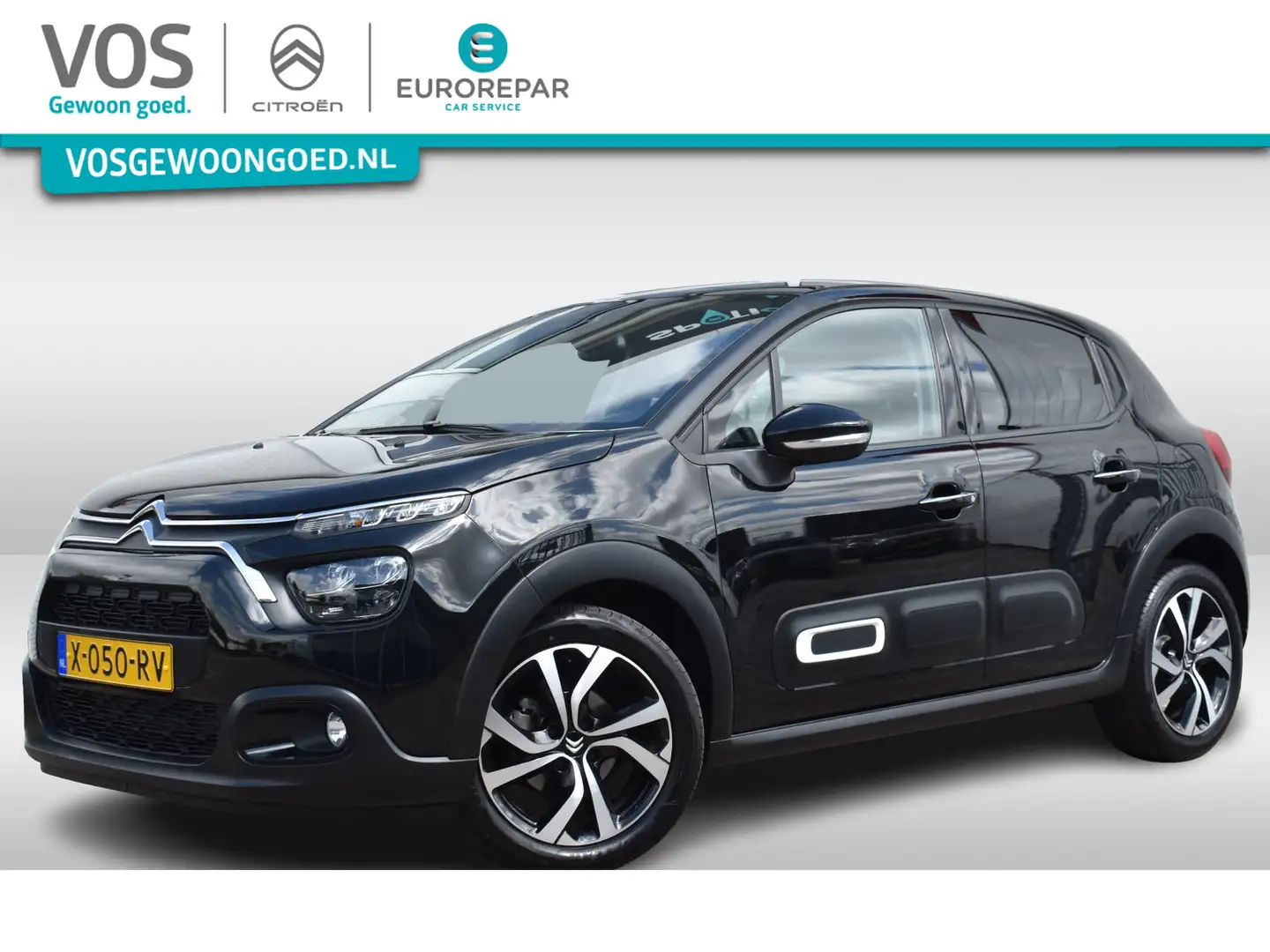 Citroen C3 PureTech 110 EAT6 Max Automaat | Airco | Navi | Zwart - 1