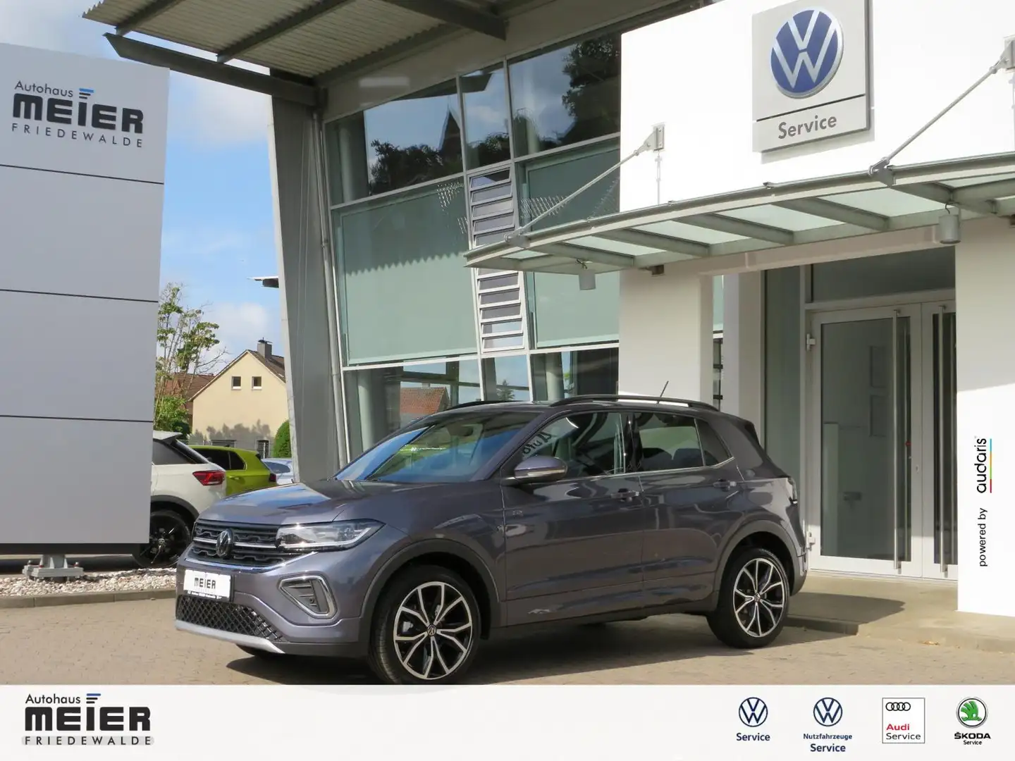 Volkswagen T-Cross 1.5TSI R-Line AHK ACC Kamera Matrix APP Grau - 1