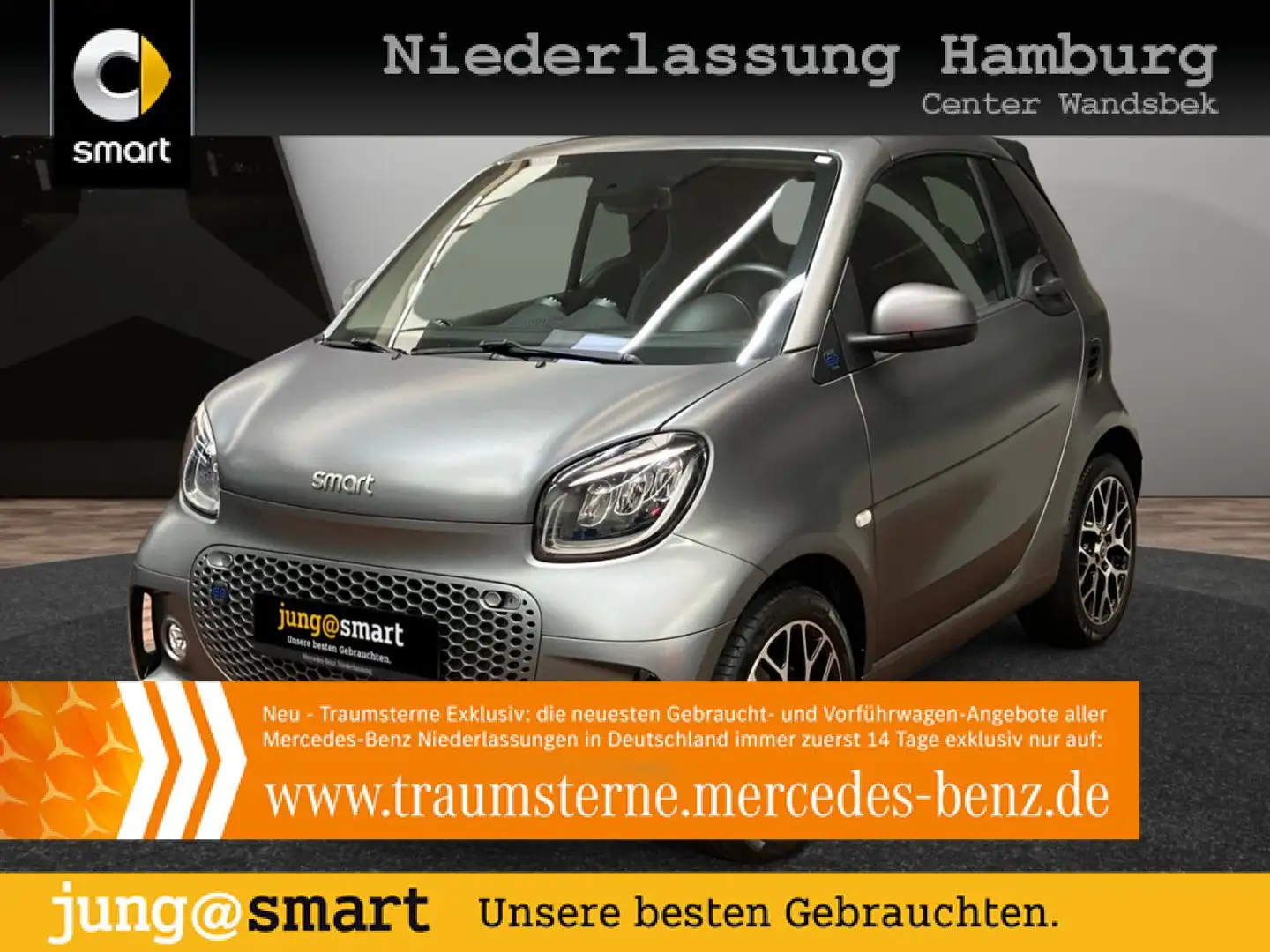 smart forTwo EQ 60kWed prime SHZ PDC+Kamera JBL Ambiente Grau - 1
