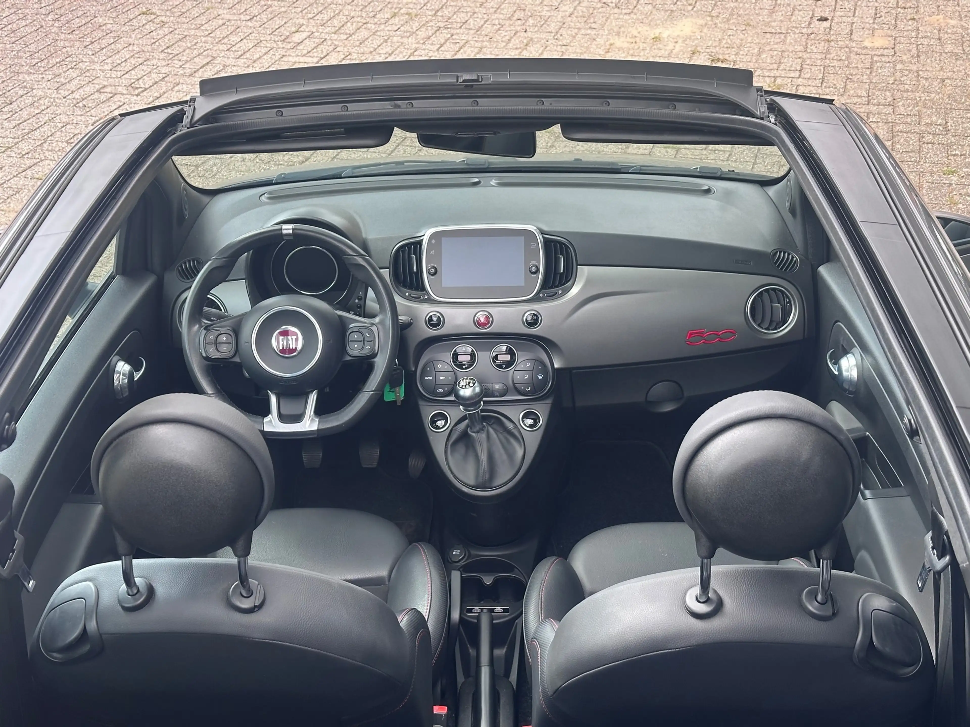 Fiat 500C CABRIO 1.0 Hybrid Sport / LEER / CARPLAY / NL-Auto — photo 4