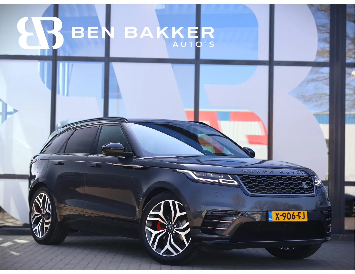 Land Rover Range Rover Velar 2.0 I4 AWD R-Dynamic HSE *ACC*Lucht*HUD*Massage*Pa Grijs - 1