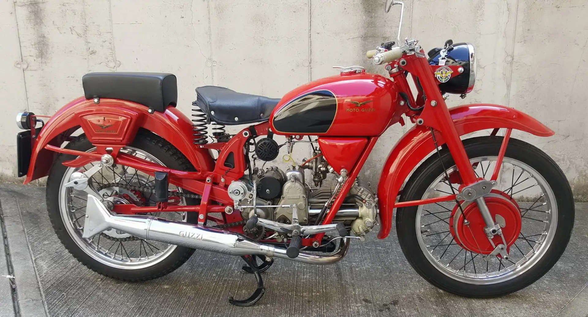 Moto Guzzi Airone 250 sport Rojo - 2