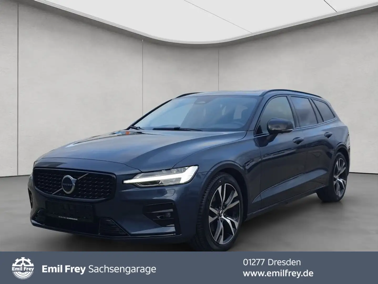 Volvo V60 B4 B DKG Plus Dark Lagom-Paket*Pano Blau - 1