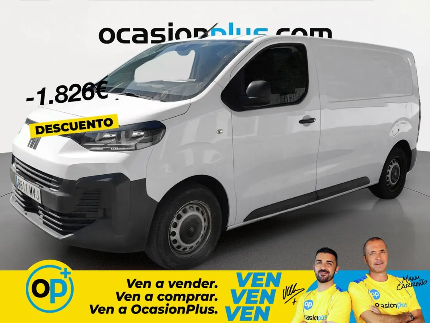 Fiat Scudo Furgón 1.5BlueHDI S&S L2 H1 88KW Blanco - 1