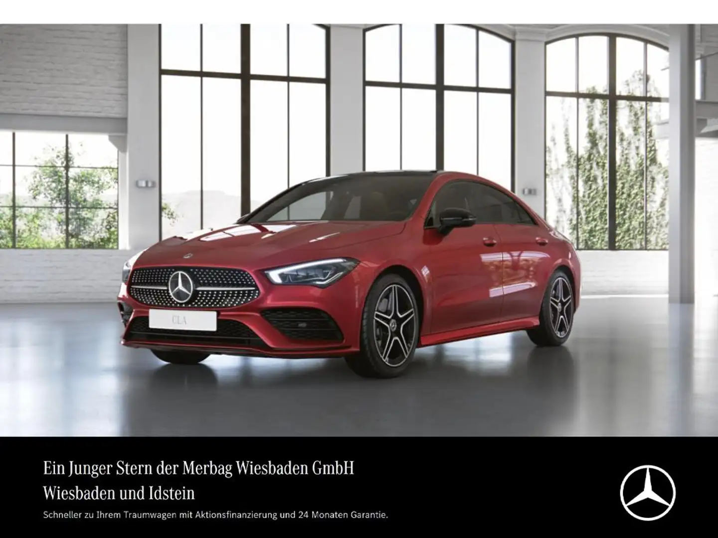 Mercedes-Benz CLA 250 4M COUPE AMG-LINE LEDER PANO MULTIBEAM Roşu - 1