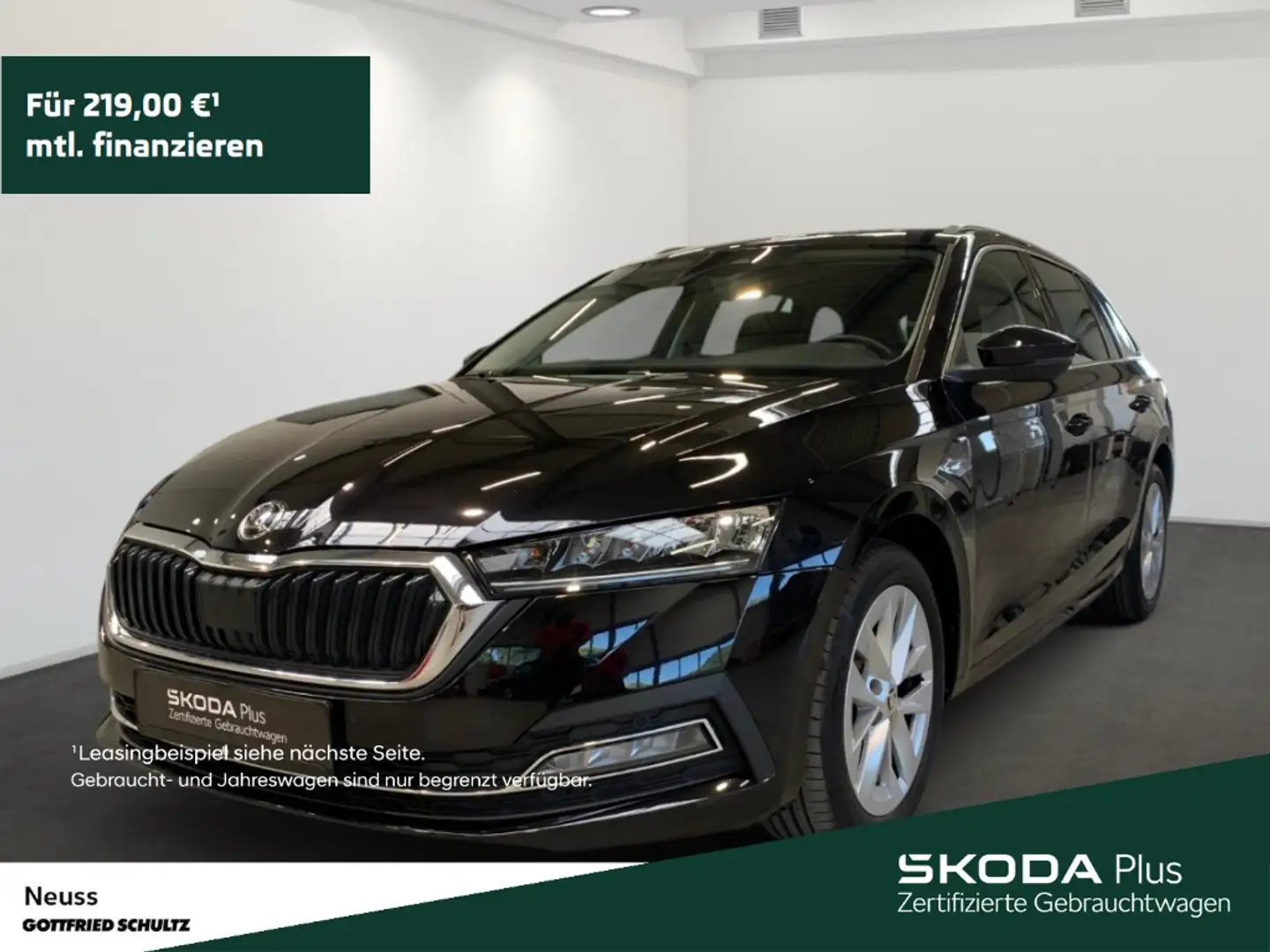 Skoda Octavia Combi STYLE TDI DSG LED NAVI EINPARKHILFE SITZHIEZ Zwart - 1